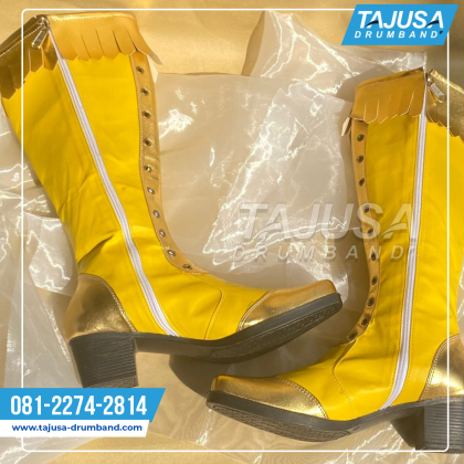 sepatu mayoret warna kuning