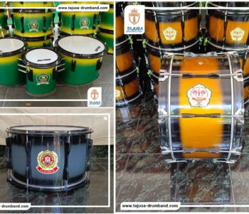 Alat drumband warna gradasi