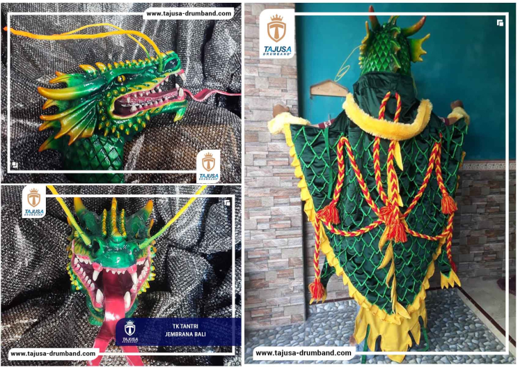 maskot naga berbagai variasi