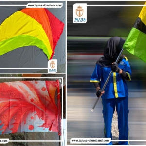 desain bendera drumband