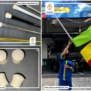 tongkat bendera drumband