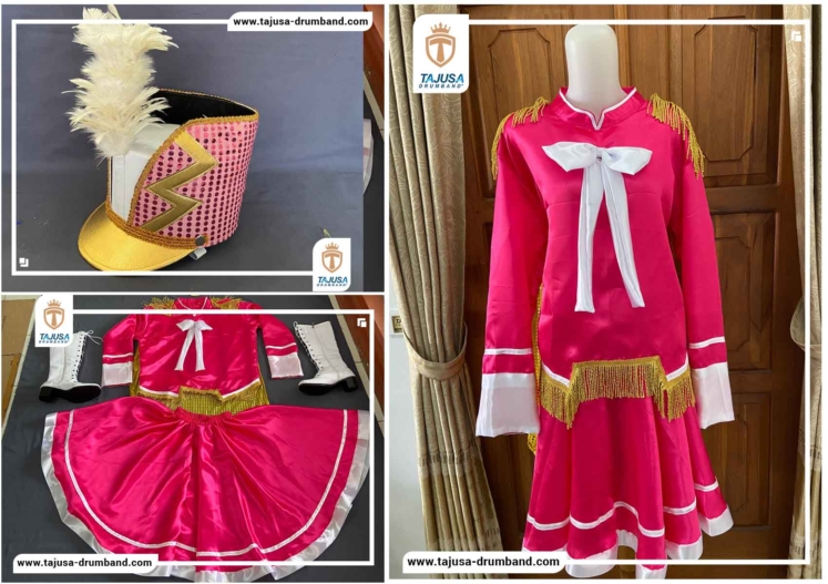 Baju Drumband Warna Pink