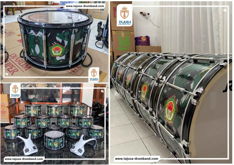 alat drumband motif doreng
