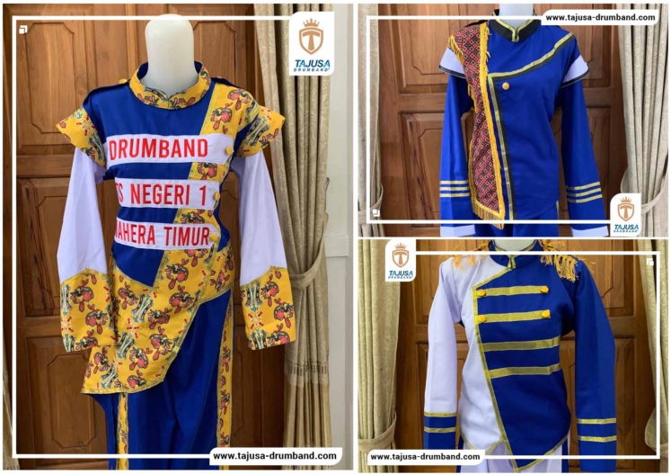 baju drumband warna biru