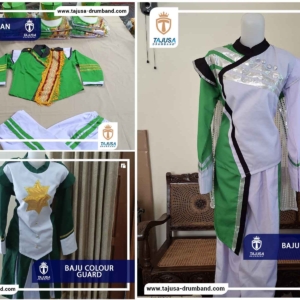 baju drumband warna hijau