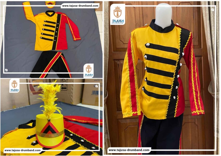 baju drumband warna kuning