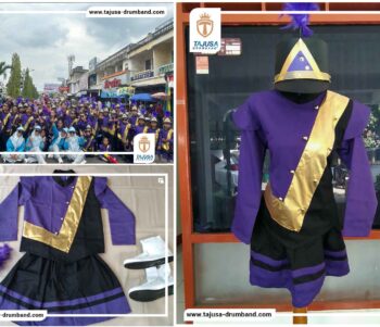 baju drumband warna ungu