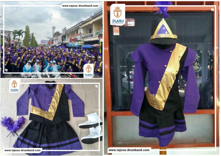 baju drumband warna ungu