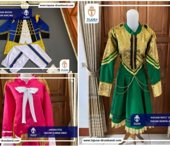 hiasan motif baju drumband