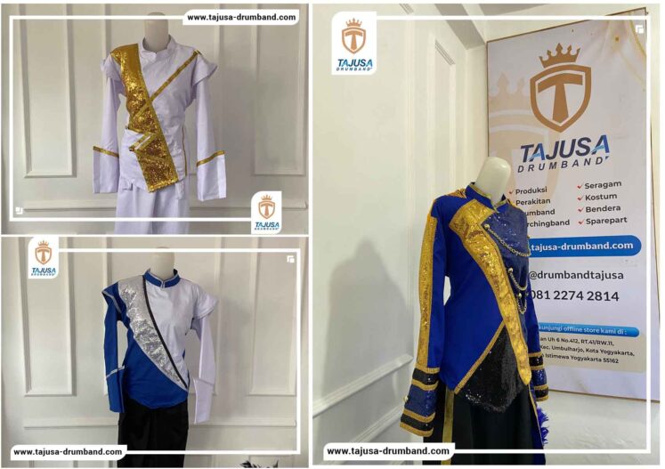 baju drumband hiasan payet