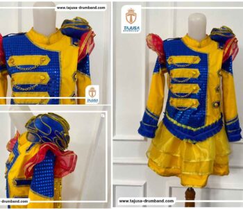 Baju Mayoret Kuning Biru
