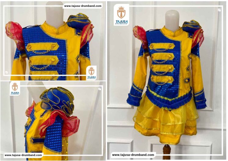 Baju Mayoret Kuning Biru