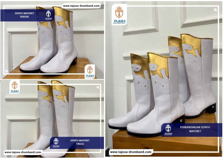 Perbandingan Sepatu Mayoret Tinggi dan Pendek