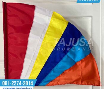 Distributor bendera drumband satin Yogyakarta