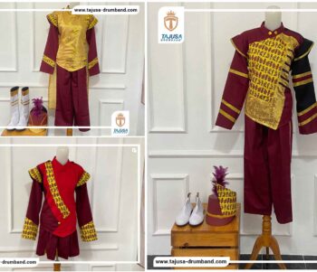 Baju Drumband Motif Batik Papua
