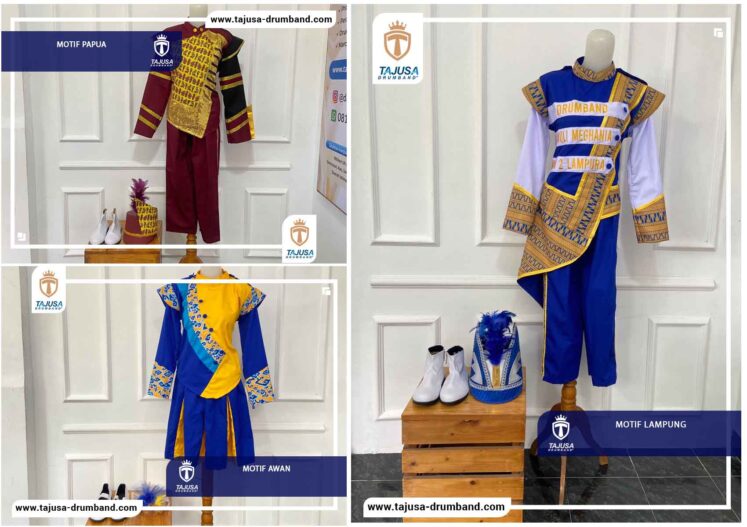 baju Drumband Custom Motif