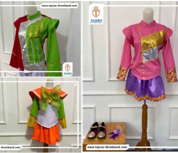 Baju Drumband Anak warna ceria