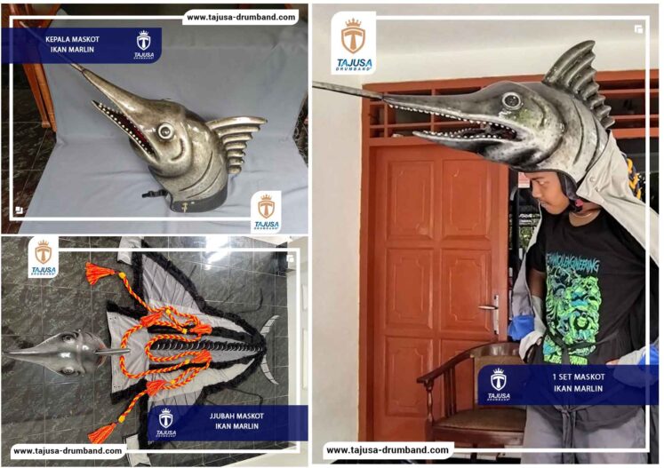maskot ikan marlin