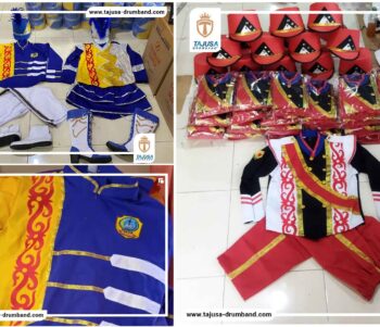Baju Drumband Motif Dayak