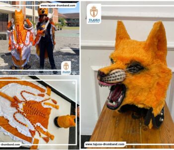 Maskot Rubah Drumband Custom