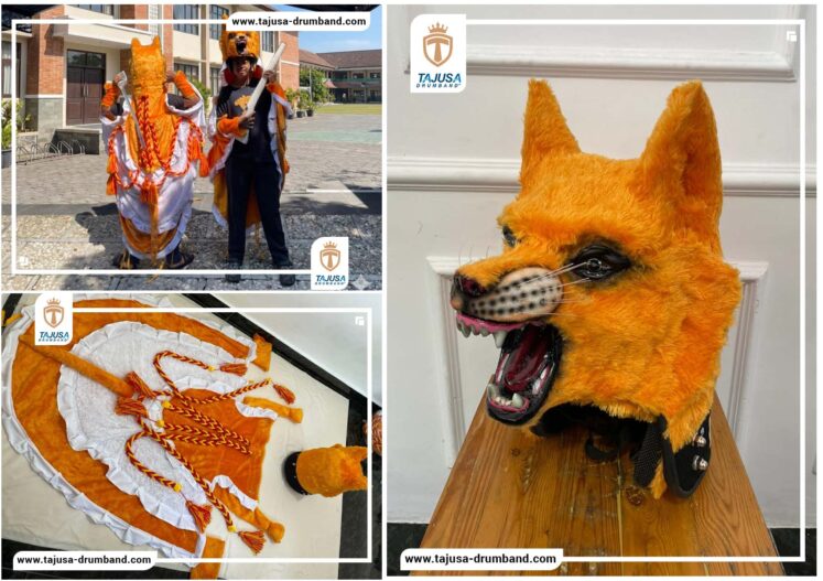 Maskot Rubah Drumband Custom