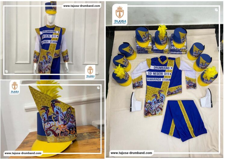 kostum Drumband Batik Rangkong