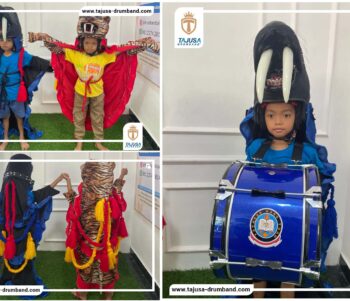 maskot walrus drumband anak